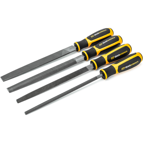 8" Bastard File Set, 4 Pcs Cintas