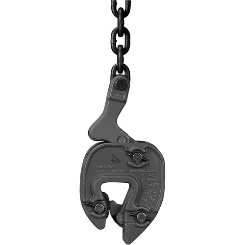 GX Plate Clamp with Chain Connector, 1000 lbs. (0.5 tons), 1/16" - 5/16" Jaw Opening Cintas