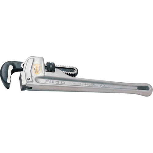 Straight Pipe Wrench, 1-1/2" Jaw Capacity, 10" Long Cintas