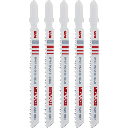 Jigsaw Blade, Bi-Metal, T-Shank, 4" L, 8 TPI Cintas