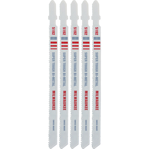 Jigsaw Blade, Bi-Metal, T-Shank, 5-1/4" L, 14 TPI Cintas