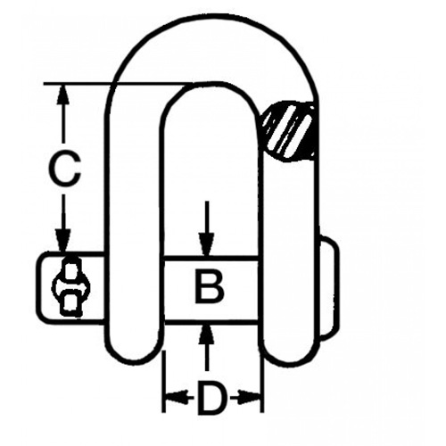 Campbell&reg; Super Blue Utility Clevis Cintas