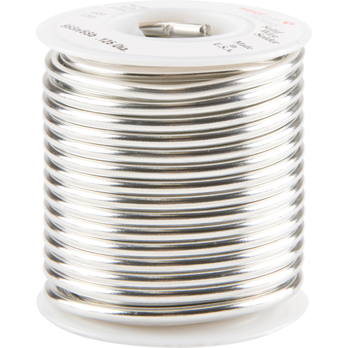 M&eacute;tal d'apport standard, Sans plomb, 95 % d'&eacute;tain, 5 % d'antimoine, &acirc;me Plein, dia. 0,125" Cintas
