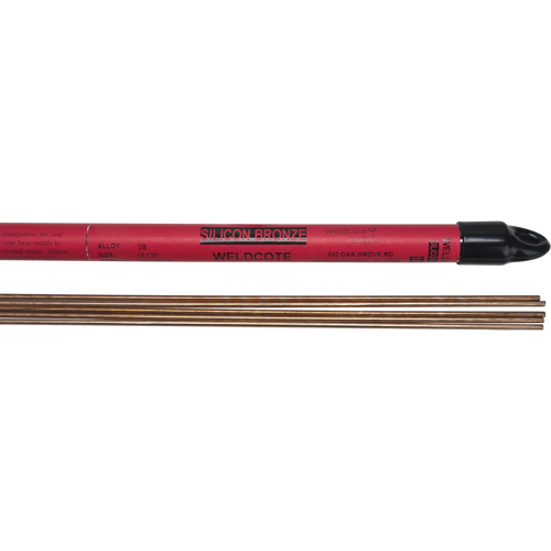 Baguettes pour soudage TIG en longueurs de 36", 1/8", Bronze silicon&eacute; Cintas