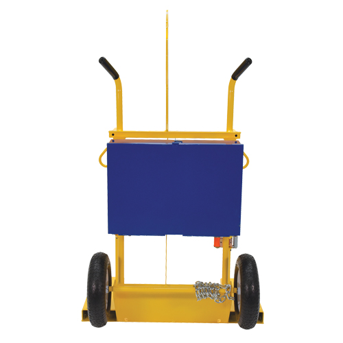 Welding Cylinder Torch Cart, Pneumatic Wheels, 24" W x 19-1/2" L Base, 500 lbs. Cintas