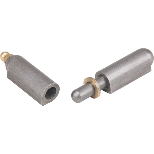 Charni&egrave;re &agrave; souder, 0,512" dia. x 3,15" lo, Acier doux a/goupille fixe en acier Cintas