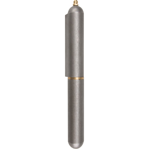 Charni&egrave;re &agrave; souder, 0,906" dia. x 7,874" lo, Acier doux a/goupille fixe en acier Cintas