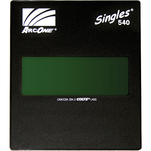 ArcOne&reg; Singles&reg; High Definition Auto-Darkening Welding Lens, 5" W x 4" H Viewing Area, For Use With ArcOne&reg; Cintas