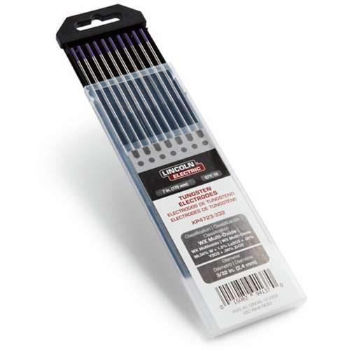 WX Multi-Oxide Premium Tungsten Electrode, 3/32" Dia. x 7" L Cintas