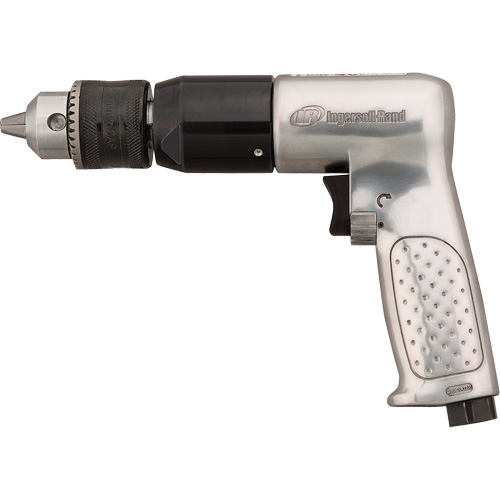 Reversible Air Drill, 4 CFM, 1/4" NPTF, 94 dBA, 1/2" Chuck, Keyed Cintas
