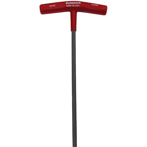 Individual Hex Keys - Metric, Hex End, 3 mm x 7.7" L, T Handle Cintas