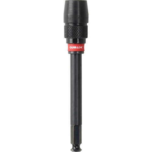 Quik-Lok Impact Drill Bit Extension, 7/16" Max. Diameter, 5-1/2" Length, 7/16" Shank Cintas