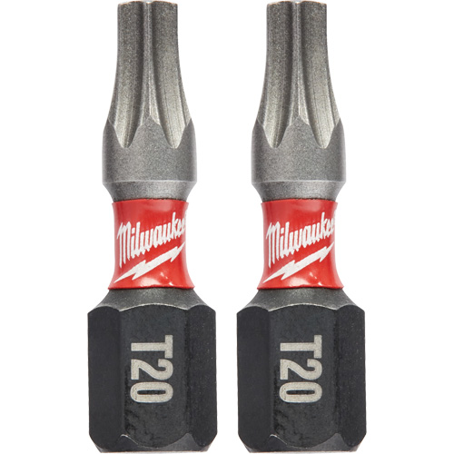Forets &agrave; chocs Shockwave, Torx, T-20, Prise 1/4" Cintas