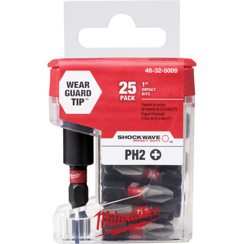 Shockwave Magnetic Bit Tip Holder with Phillips Insert Bits Cintas