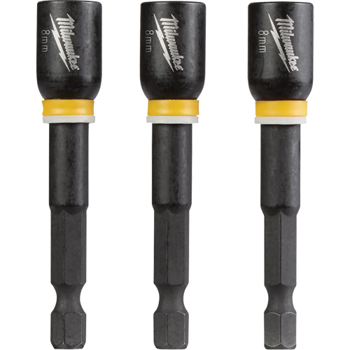 Shockwave Impact Duty Nut Driver, 1/4" Tip, 8 mm Drive, 2-9/16" L, Magnetic Cintas