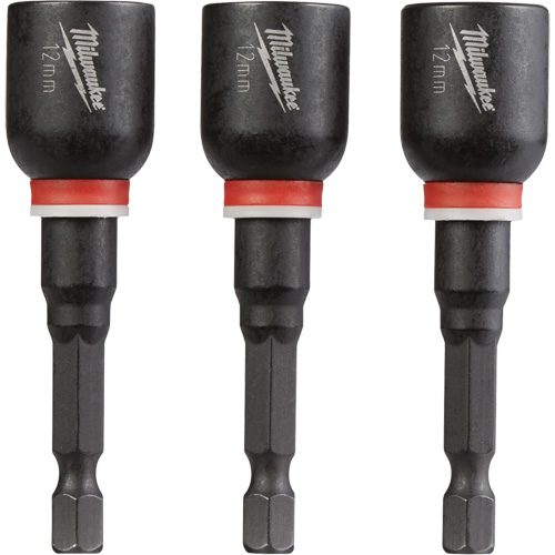Shockwave Impact Duty Nut Driver, 1/4" Tip, 12 mm Drive, 2-9/16" L, Magnetic Cintas