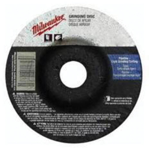 Grinding Wheel, 4-1/2" x 1/4", 7/8" Arbor, Zirconium, Type 27 Cintas