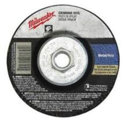 Meule, 4-1/2" x 1/4", Arbre 5/8"-11, Zirconium, Type 27 Cintas