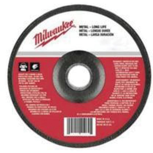 Grinding Wheel, 6" x 1/4", 5/8"-11 Arbor, Aluminum Oxide, Type 27 Cintas