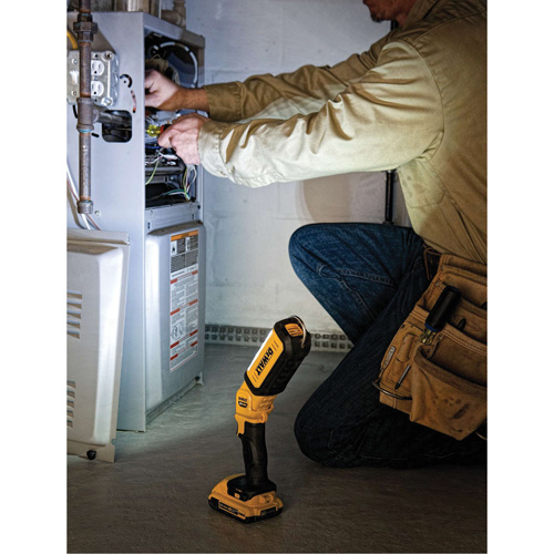 Lampe de travail portative, DEL, 500 lumens, 3 hres de fonctionnement, piles Rechargeable, Non compris Cintas