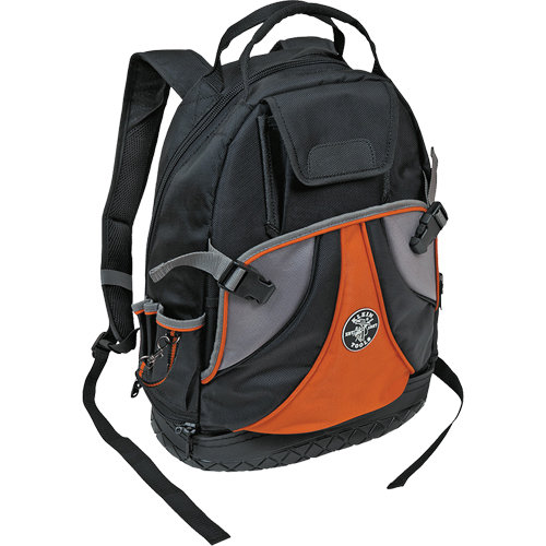 Organiseur de sac &agrave; dos d'&eacute;lectricien Tradesman Pro, 14" lo x 7" la, Noir, Balistique Cintas