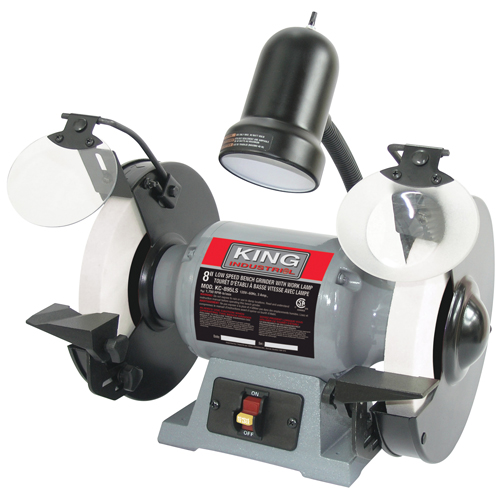 Bench Grinder, 8" Wheel Diameter, 1/2 HP, 1750 RPM Cintas