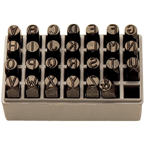 Letter Hand Stamp Set, 27 Pieces Cintas