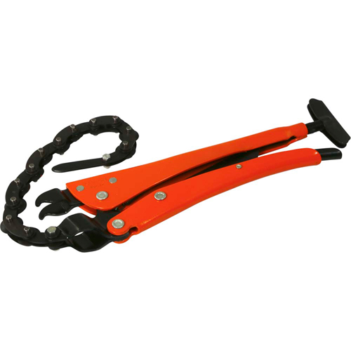 Locking Chain Clamp Pliers, 13" Length, Omnium Grip Cintas