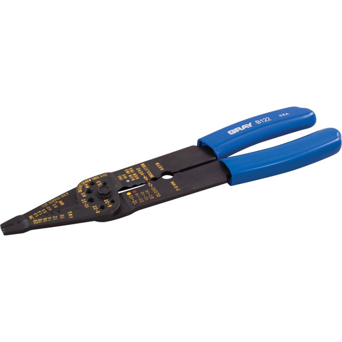 Long Stripper Crimper & Bolt Cutter, 9-1/2" L Cintas