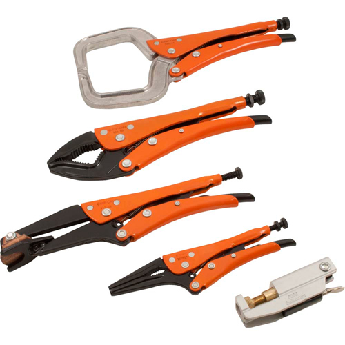 Welding Locking Plier Set, 5 Pieces Cintas