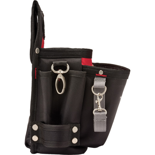 Poche de travail pour &eacute;lectricien, Nylon, 15 pochettes, Noir Cintas