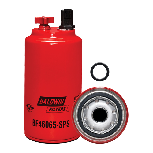 BF46065-SPS Fuel/Water Separator Spin-on with Drain, Sensor Port and Reusable Sensor Cintas