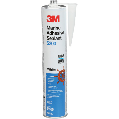 Adh&eacute;sif &eacute;tanche de calibre marin 5200, 378 ml, Blanc Cintas