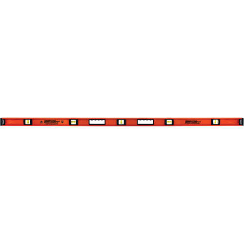 Heavy Duty Level, I-Beam, 72" L, Aluminum, 5, Non-Magnetic Cintas