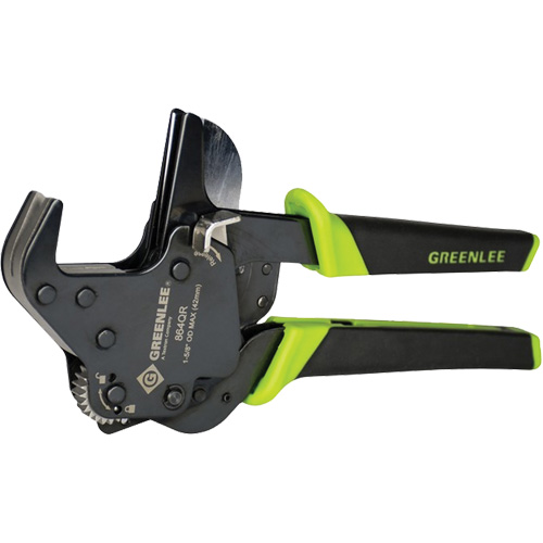 Quick-Release Ratcheting PVC Cutter, 1-5/8" Capacity Cintas