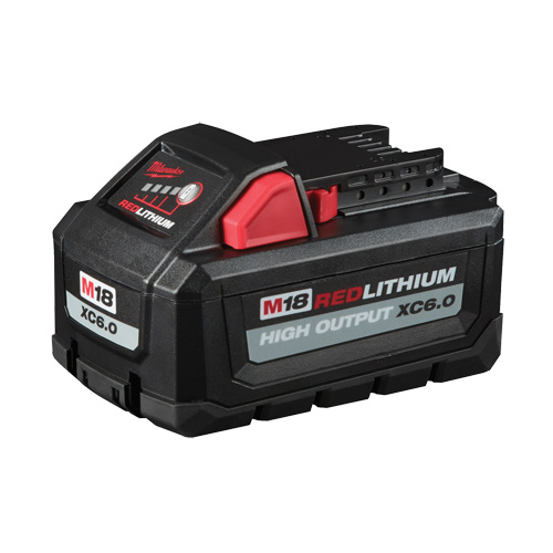 Bloc-pile M18 Redlithium High Output 6.0, Lithium-ion, 18 V, 6,0 Ah Cintas