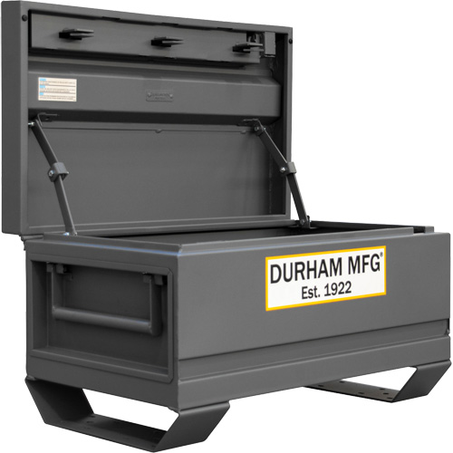 Jobsite Storage Box, 32" x 19" x 17-13/16", Steel, Grey Cintas