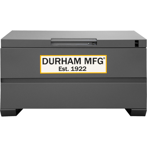 Jobsite Storage Box, 48" x 24" x 27-13/16", Steel, Grey Cintas