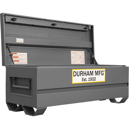 Jobsite Storage Box, 60" x 24" x 22-3/4", Steel, Grey Cintas