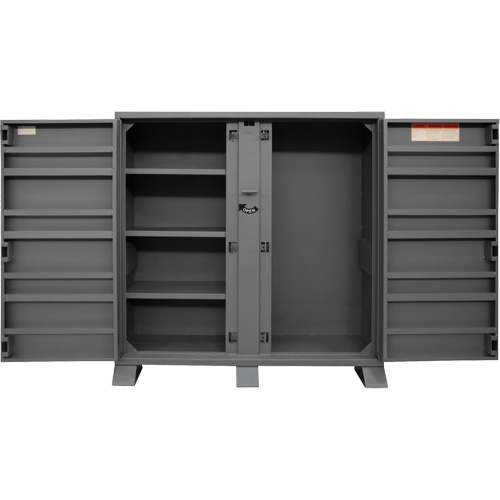 Armoire de rangement avec tablettes pour le chantier, Acier, 47,5 pi³, Gris Cintas