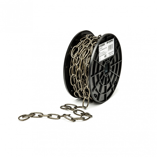 Chaîne d&eacute;corative, Acier au carbone, #10 x 40' (12,2 m) l, Charge d'utilisation 35 lb (0,0175 tonne) Cintas