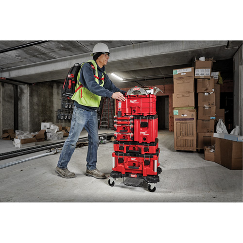 Coffre &agrave; outils compact Packout, 10" x 16-1/5" x 13", Noir/Rouge Cintas