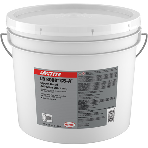 LB 8008 C5-A Copper Anti-Seize Lubricant, 25 lbs., Pail, 1800°F (982°C) Max Temp. Cintas