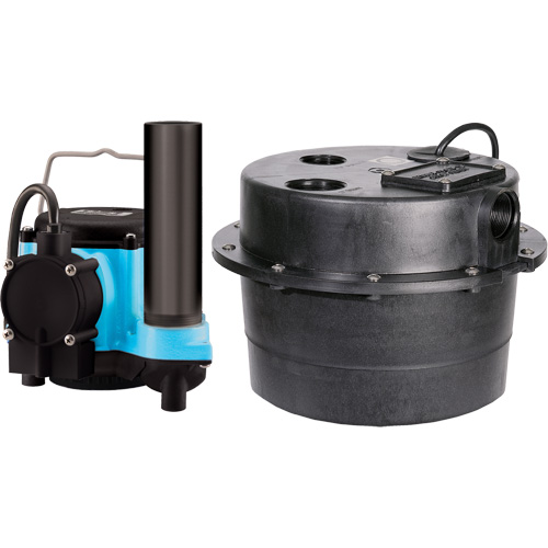 Pompe de puisard Drainosaur, 29 gal./min, 115 V, 9 A, 1/3 CV Cintas