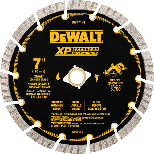 Lame de diamant segment&eacute;e XP Turbo Cintas