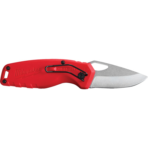 Compact Folding Knife, 2-1/2" Blade, Stainless Steel Blade, Metal Handle Cintas