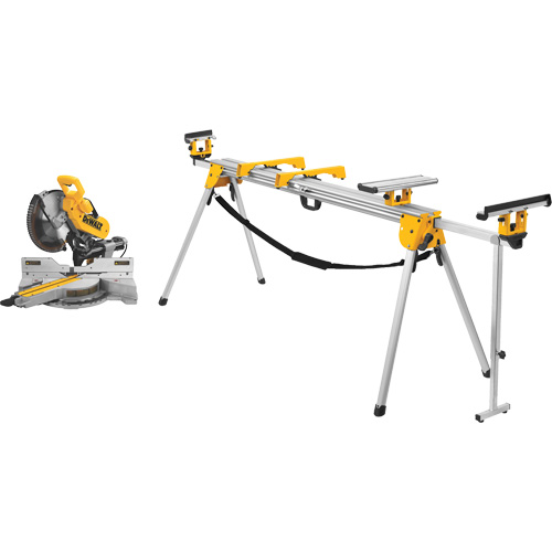 Double Bevel Sliding Compound Mitre Saw with Stand Cintas