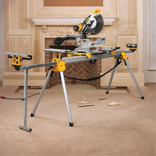 Double Bevel Sliding Compound Mitre Saw with Stand Cintas