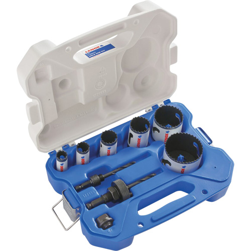 Plumber Bi-Metal Hole Saw Set, 9 Pieces Cintas