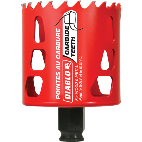 Scie cloche pour bois et m&eacute;tal, 2-5/8", Profondeur de la coupe 2-3/8", Carbure Cintas